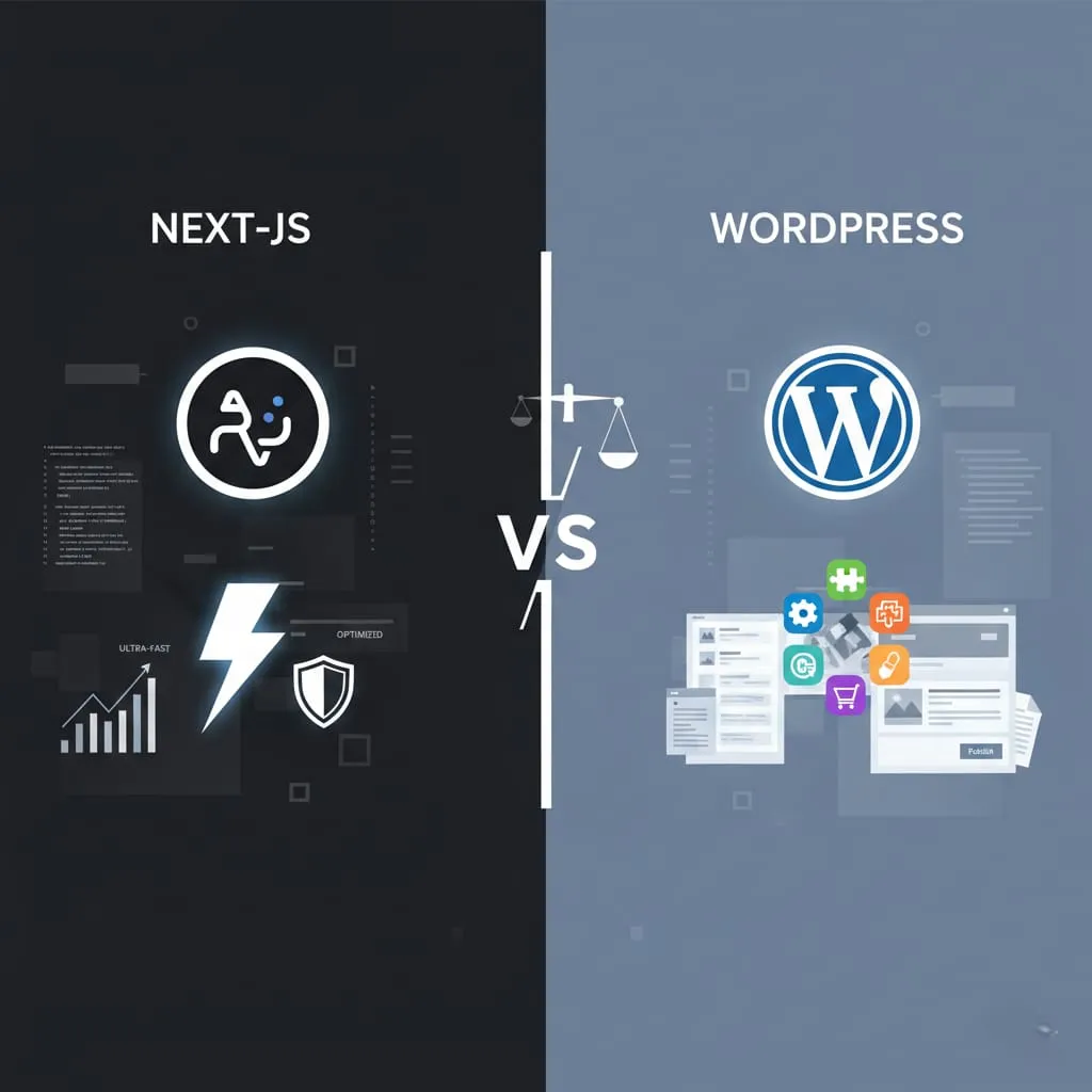 Next.js vs WordPress en 2025: ¿cuál elegir para tu sitio empresarial?