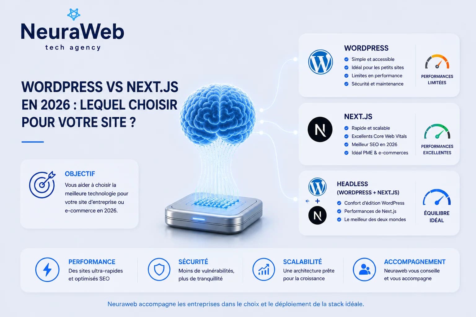 WordPress vs Next.js in 2026: Which to Choose for Your Business Website or E-commerce?
